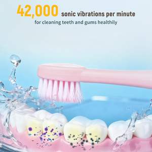 OBM Rechargeable Automatic Sonic <b>Electric</b> <b>Toothbrush</b> Teeth Care Deep Cleansing Oral <b>Toothbrush</b> for Adults - Product Image 3