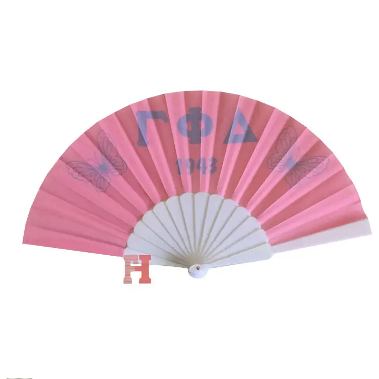 Export Wedding Party Promotional Printed Custom Folding Hand Fans For Souvenir