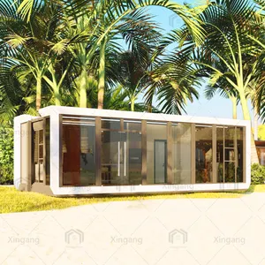 Casas pré-fabricadas econômicas e práticas Modulares e expansíveis casas de contêineres modernas