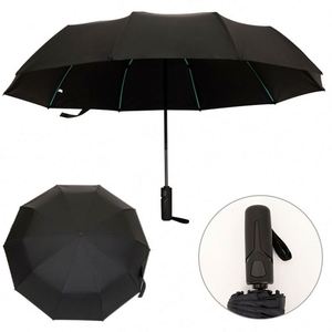 Custom Automatic Folding Wholesale High Quality Windproof <b>Large</b> <b>Umbrella</b> with Solar Lights - Product Image 1