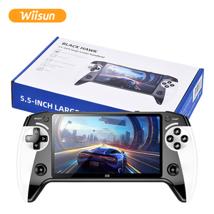 <span class=keywords><strong>Consola</strong></span> de Juegos Portátil Wiisun X9 con Pantalla HD de 5.5 Pulgadas, 1500mAh, Wi-Fi, 9 Emuladores, 128GB de Almacenamiento, Soporte Multi-Idioma, Juegos Retro - Product Image 1