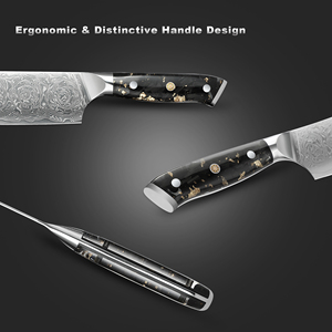 سكين ناكيري ياباني احترافي الأكثر مبيعًا، مصنوع من 67 طبقة من الفولاذ الدمشقي عالي الكربون، سكين مطبخ للشيف - Product Image 2