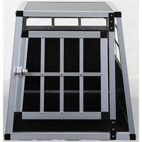 Niche de voyage en aluminium pour chien, Cage de Transport pour véhicule