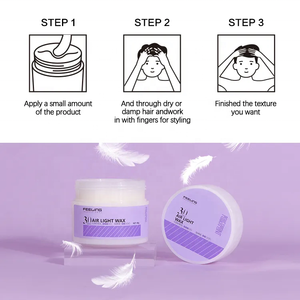 私人标签男女通用造型发蜡适用于所有发型强力造型无扁平头发接受OEM ODM - Product Image 4