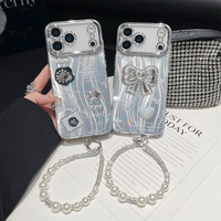 Coque de téléphone Imd Flower Love Heart Butterfly Pearl Bracelet pour Galaxy A57 VIVO V70 Realme 16