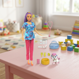 Advanced Fashion Model Toy <b>Dolls</b> with Customizable Outfits and <b>Accessories</b> for Girls 5-7 Years Old - Product Image 1