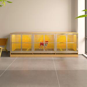 Vente en gros Villa d'intérieur de luxe en bois massif Grande cage pour chien et chat - Product Image 6