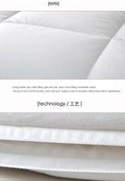 Couette matelassée de haute qualité pour hôtel Couette double bord aiguille avec logo personnalisé poids Queen King size pour hôtels vente en gros
