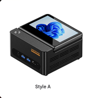 Mini PC de bureau gaming avec écran TFT 5 pouces, AMD Ryzen AI 9 HX370, USB4, OCuLink, 32 Go DDR5, 1 To/2 To, Windows 11