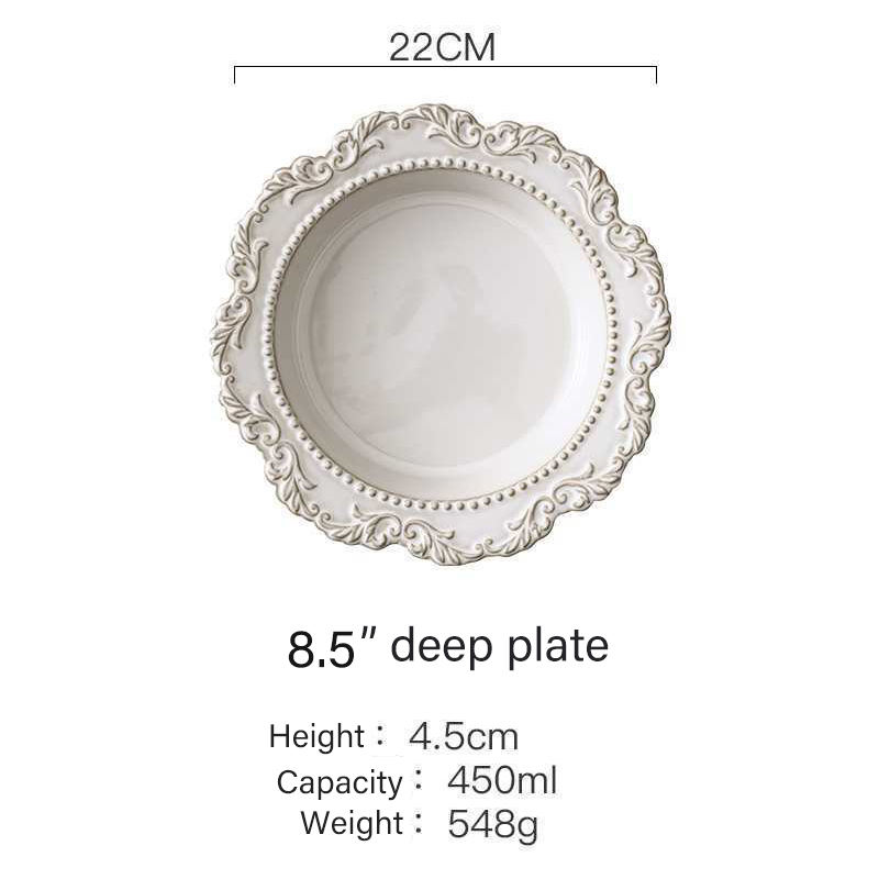 8.5 "จานลึก