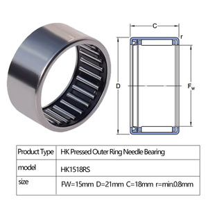 ตลับลูกปืนเม็ดเข็มดึง TLA2212Z HK222812 HK2212ขนาด22x28x12มม. สำหรับเกียร์<span class=keywords><strong>ยา</strong></span>นยนต์ผ่านการรับรอง ISO 9001 - Product Image 4