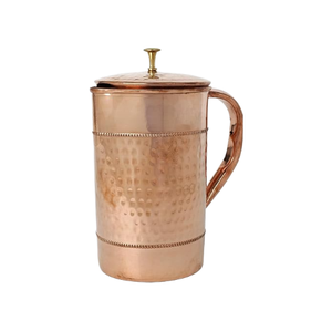 Jarra de agua de metal de cobre de estilo indio más vendida para restaurante, hogar, hotel, uso en Tarifa mayorista - Product Image 6