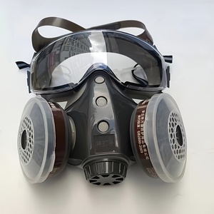 308 masker Respirator uap debu dan organik dengan filter yang dapat diganti dan dapat digunakan kembali