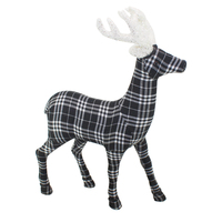 Grand renne de Noël extérieur 2026 en plastique fait main, couleur et taille personnalisables, ornement de cerf tremblant
