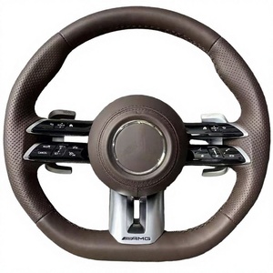 พวงมาลัยสปอร์ตหุ้มหนังคาร์บอนไฟเบอร์สำหรับ Mercedes Benz W177รถเก๋ง V177 B คลาส W247 C W205 AMG GT รุ่นอัพเกรด - Product Image 2