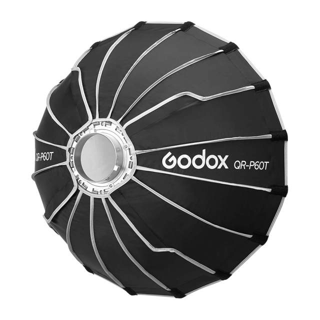 Godox 60CM 90CM 120CM 150CM QR-P60T QR-P90T QR-P120T Quickly Release Parabolic Deep Softbox+Honeycomb Grid for Photography Flash