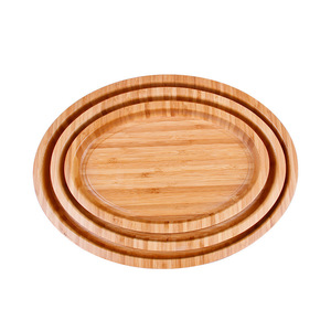Plateau ovale en bambou, plateau de service multifonctionnel pour la maison, pour fruits, pain, dîner, style simple, qualité supérieure - Product Image 5