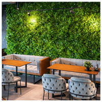 Panneau de décoration 3D Faux mur de verdure vertical Mur d'herbe de plante artificielle verte