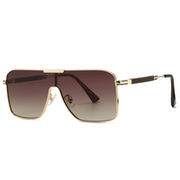 Lunettes femmes métal carré lunettes de soleil pour homme Vision lunettes de soleil polarisées nuit conduite lunettes surdimensionnées une pièce lunettes de soleil