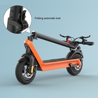 Trottinette électrique pliable HX X9, batterie au lithium 36V, autonomie de 65 km, étanche, roues de 10 pouces, trottinette de mobilité urbaine pour adultes