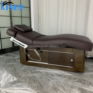 Kisen High-quality Luxury Spa <b>Bed</b> Electric Adjustment Multi Purpose Beauty Massage <b>Bed</b> for SPA Shop <b>Lash</b> Chair - Product Image 1