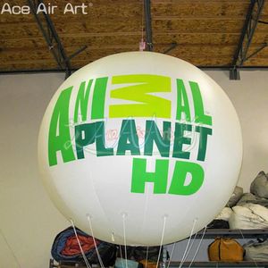 Riesige 4M PVC Helium Luftballons für Außenwerbung Aufblasbarer fliegender Ballon für Nacht partys <span class=keywords><strong>Promotion</strong></span> - Product Image 2