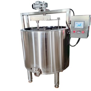 Tanque de Queso Eléctrico de Vapor de Acero Inoxidable 300L Tina Quesera de 500 Litros Latas de Queso de 1000 Litros - Product Image 1