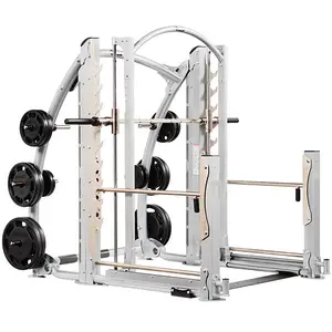 Appareil de fitness GYM Dual a smith machine nouvelle mise à niveau smith machine french fitness multi functional smith machine