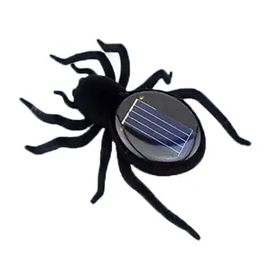 Dance Novel And Whimsy Black juguetes 2023 Solar Toys Plush Spider Solar Powered Kids Toys