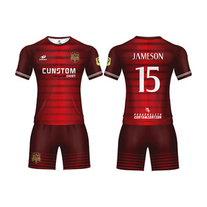 New model sport sublimated soccer jerseys set custom made football uniforms camisetas futbol shirt - Product Image 1