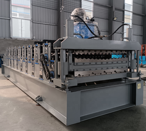 Oluklu çatı sac çatı örtüsü profilleme makinesi ibr çift metal çatı paneli şekillendirme makinesi - Product Image 4