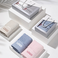 Mini serviette de bain en lin Offre Spéciale, serviette de visage de salle de bains, serviette de bain en coton personnalisée, ensemble cadeau