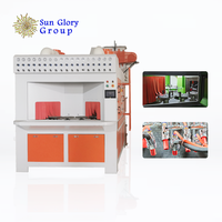 Machine de sablage industrielle Sunglory pour la production automatique d'ustensiles de cuisine en aluminium
