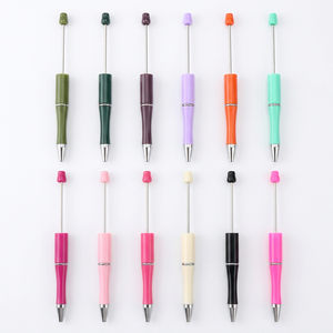 100 Penne in Plastica Colorate all'Ingrosso per Perline, Colori Assortiti, Gradiente Solido, Glitter Metallizzato, Penne Vuote Fai-da-Te per Lavori Artigianali con Perline - Product Image 3