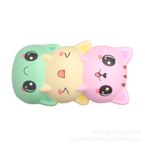 Cute Cartoon Silicone Cat Stack <b>Squishy</b> Toy Soft Promotional Gift For Events - Product Image 2