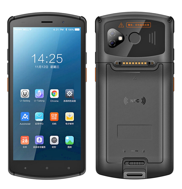 Cheapest Factory 5.72" Android 12 4/6/8GBRom IP67 5G Rugged PDA Mobile Computer Waterproof PDA Handheld with NFC Fingerprint