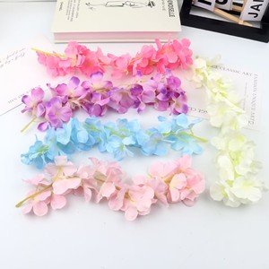 <b>Artificial</b> Wisteria Vines Silk Flower <b>Hydrangea</b> Wedding Decoration Wall Ceiling Hanging Outdoor Home Props - Product Image 1