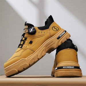Botas de Trabajo para Hombre, Primavera 2026, Clásicas, Versátiles, Casuales, con Forro de Malla Resistente y Cierre de Cordones, para Adolescentes - Product Image 5