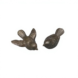 Decorative Aluminium Bird <b>Garden</b> Ornaments Outdoor Decor Handmade Birds Bronze Finish Handmade Sculpture - Product Image 1
