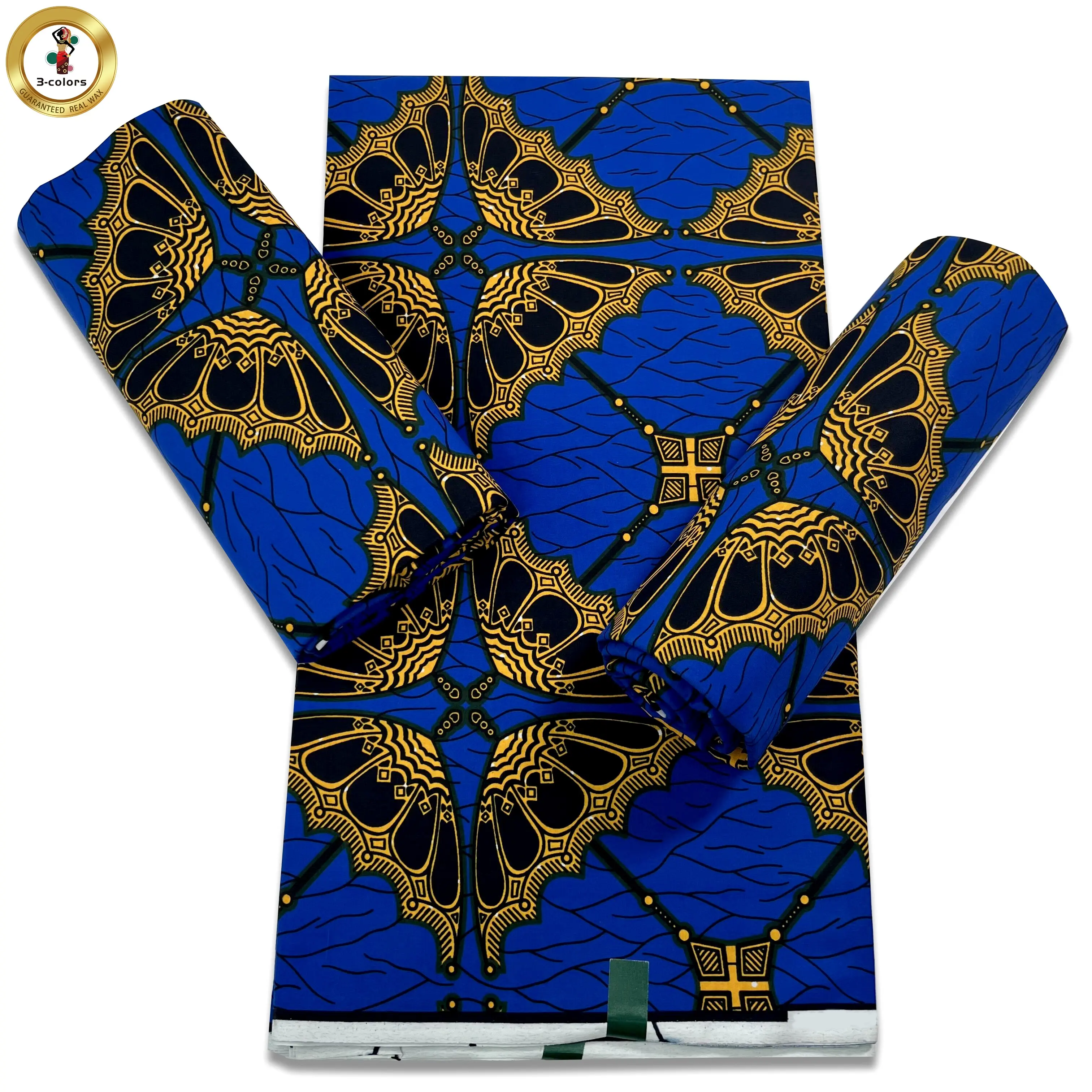 Оптовая цена, 100% чистый хлопок, Нигерия, мягкая восковая ткань с принтом, классические уникальные стили ткани
