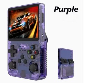 <span class=keywords><strong>Console</strong></span> de jeu portable R36S avec système ARKOS, prise en charge des doigts dorés, écran couleur, plusieurs émulateurs - Product Image 2