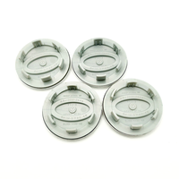 Cache-moyeux de roue de voiture étanches en ABS finition chromée 62 mm 63 mm avec protection et décoration