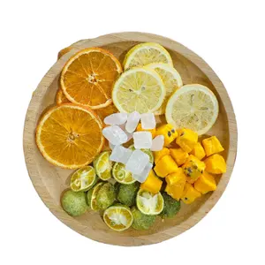 Private label detox tè di frutta cinese miscela secca tè di frutta fresca arancia limone passione kumquat frutta combinazione di tè