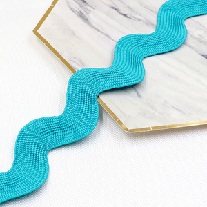 Ruban zigzag de haute qualité 100% polyester, largeur <span class=keywords><strong>2</strong></span>,5 cm, bordure en dentelle zigzag - Product Image 6