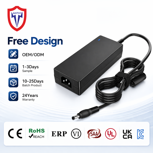 OEM ODM 48W 12V 4A AC DC Power Adapter LED Strip CCTV Camera Router Desktop High Efficiency Stable Output CE/CB/RoHS/ERP