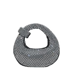 PLAYMAX Custom Shiny Rhinestone <b>Small</b> Classic Elegant Polyester Handbag Sparkly Crossbody <b>Purse</b> Chain Strap for Women 1L Bag - Product Image 4