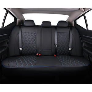 <span class=keywords><strong>Housse</strong></span> de siège de voiture personnalisée en cuir matelassé écologique de luxe EKR, noire, pour <span class=keywords><strong>Nissan</strong></span> Highlander/Sportage, toutes saisons - Product Image 5