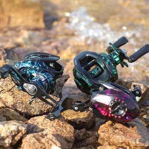 CHILENT Baitcasting Reel AR2000 4 + 1bbs 6.3:1 Rapport de vitesse Bobine en métal <span class=keywords><strong>Moulinet</strong></span> de pêche 8KG Max Drag <span class=keywords><strong>Moulinet</strong></span> d'eau salée Pêche Pesca - Product Image 2