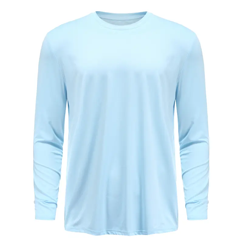 UPF 50 UV Protection Long Sleeve Fishing Jersey Custom Quick Dry Breathable Performance Men Fishing Shirt