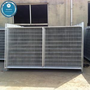 Vente flash à la Foire de Canton, vente en gros au Canada, panneaux de clôture de sécurité Heras / clôture temporaire en acier à mailles métalliques portable - Product Image 2